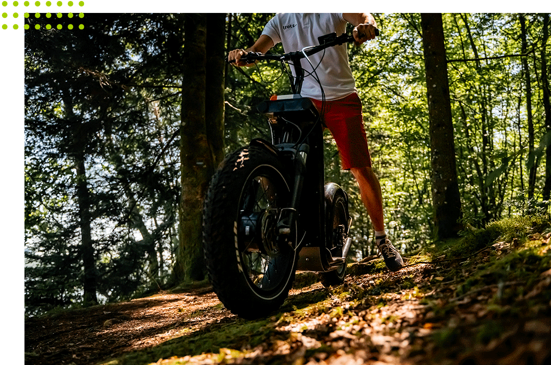 Parcours de location de trottinette electrique tout terrain Champniers Grand-Angouleme