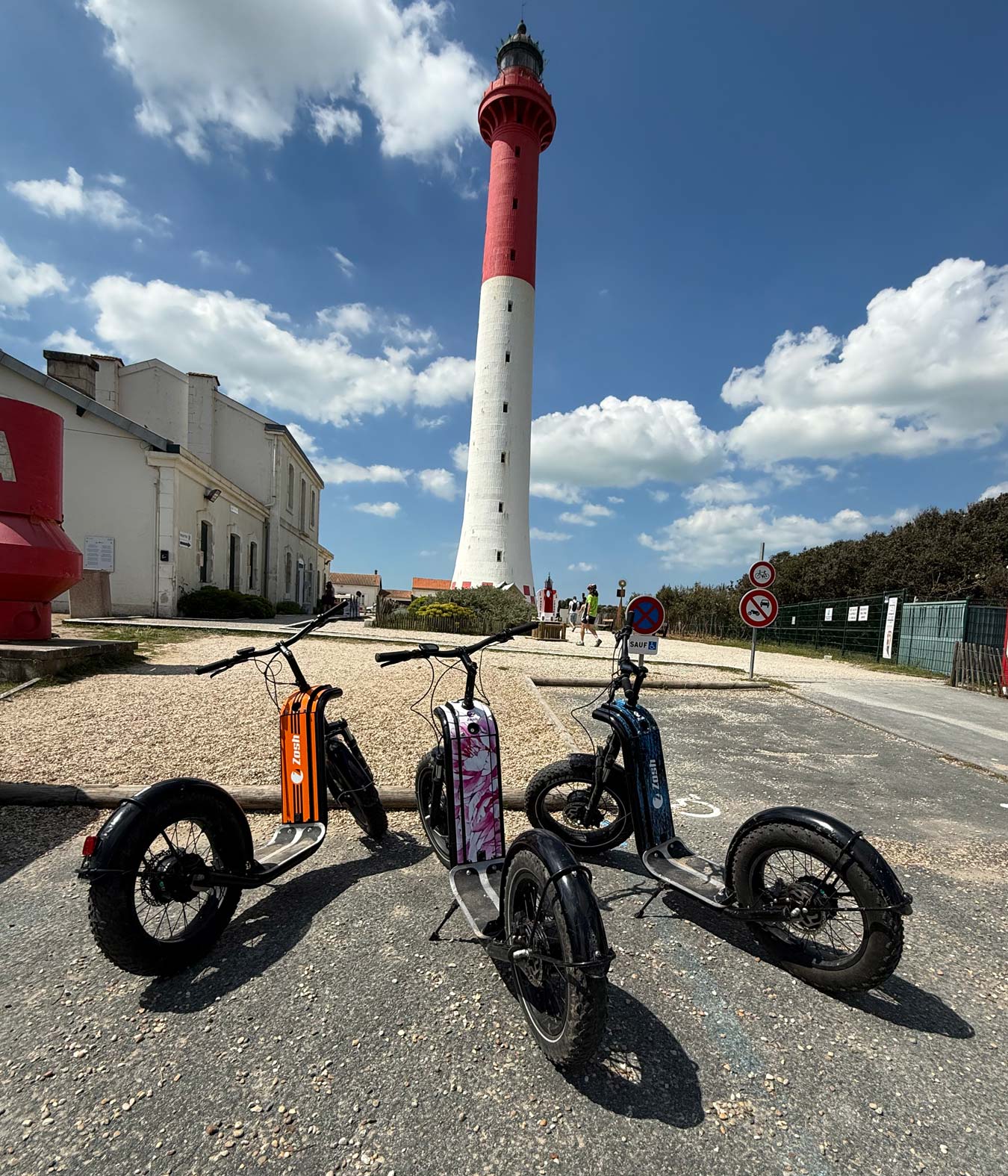 Balade trottinette phare de la coubre